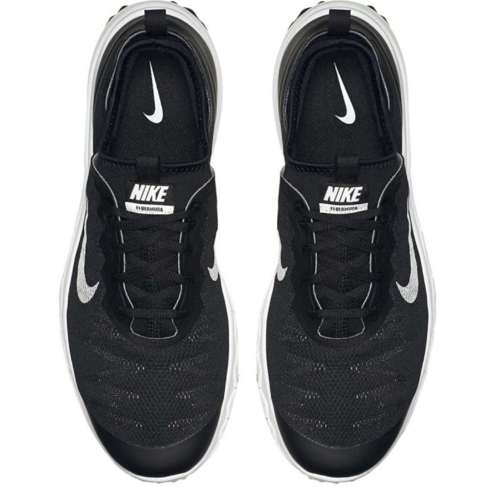 Womens NIKE FI BERMUDA Black/White Golf Trainers Shoe Size 9 - Picture 2 of 14